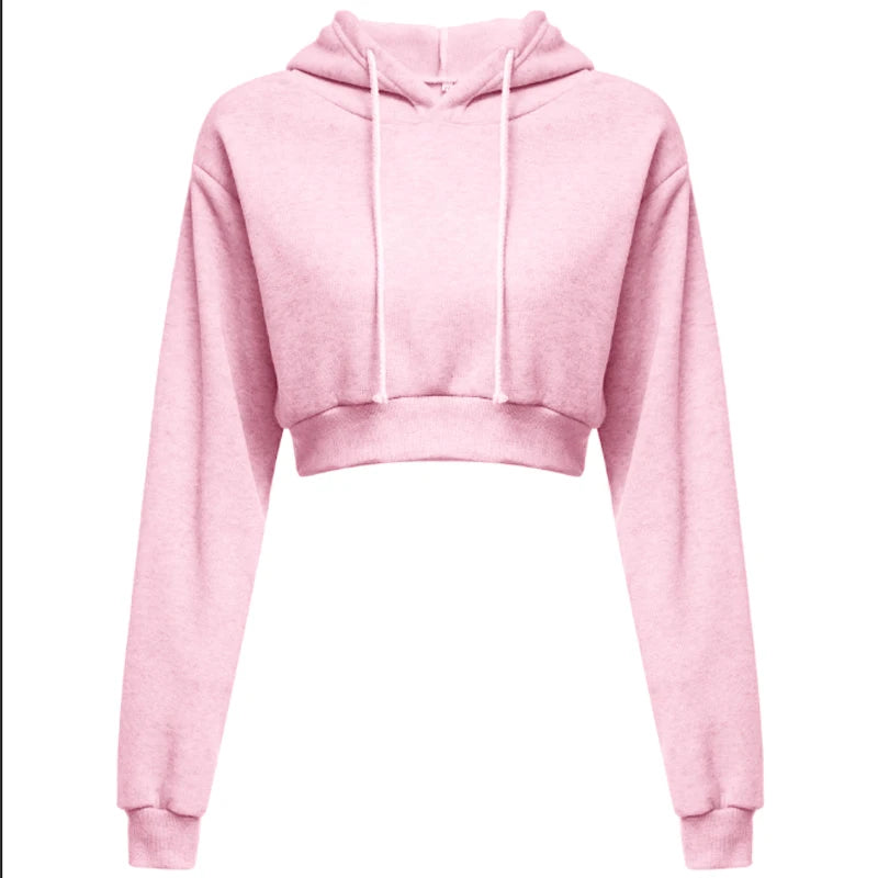 Crop Hoodie — Autumn Streetwear