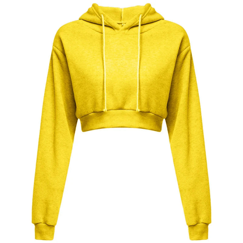 Crop Hoodie — Autumn Streetwear