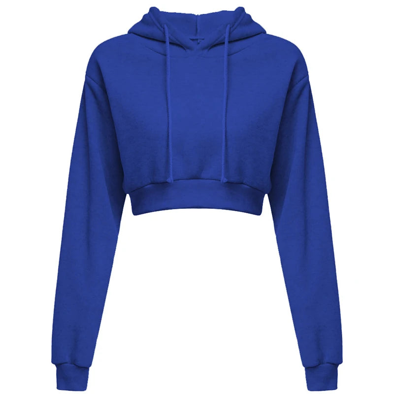 Crop Hoodie — Autumn Streetwear