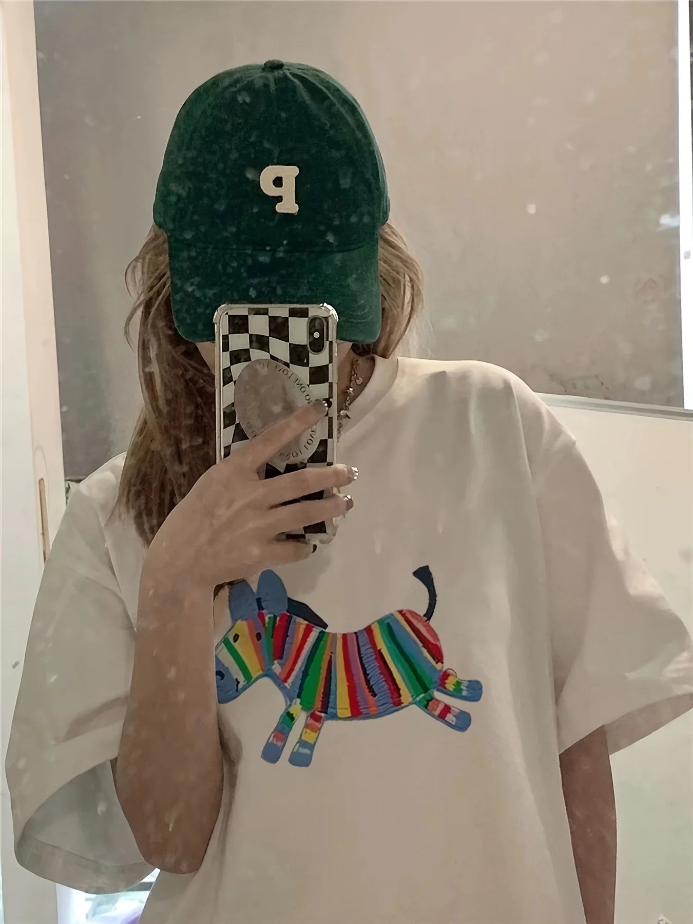 T-shirt Oversize Stampa Grafica — Taglie Inclusive