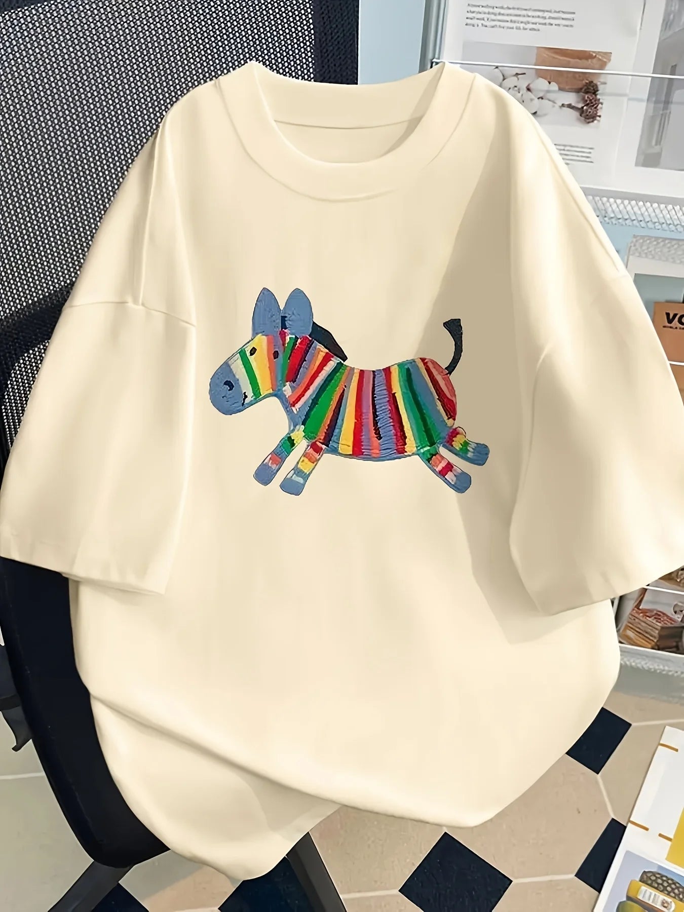 T-shirt Oversize Stampa Grafica — Taglie Inclusive